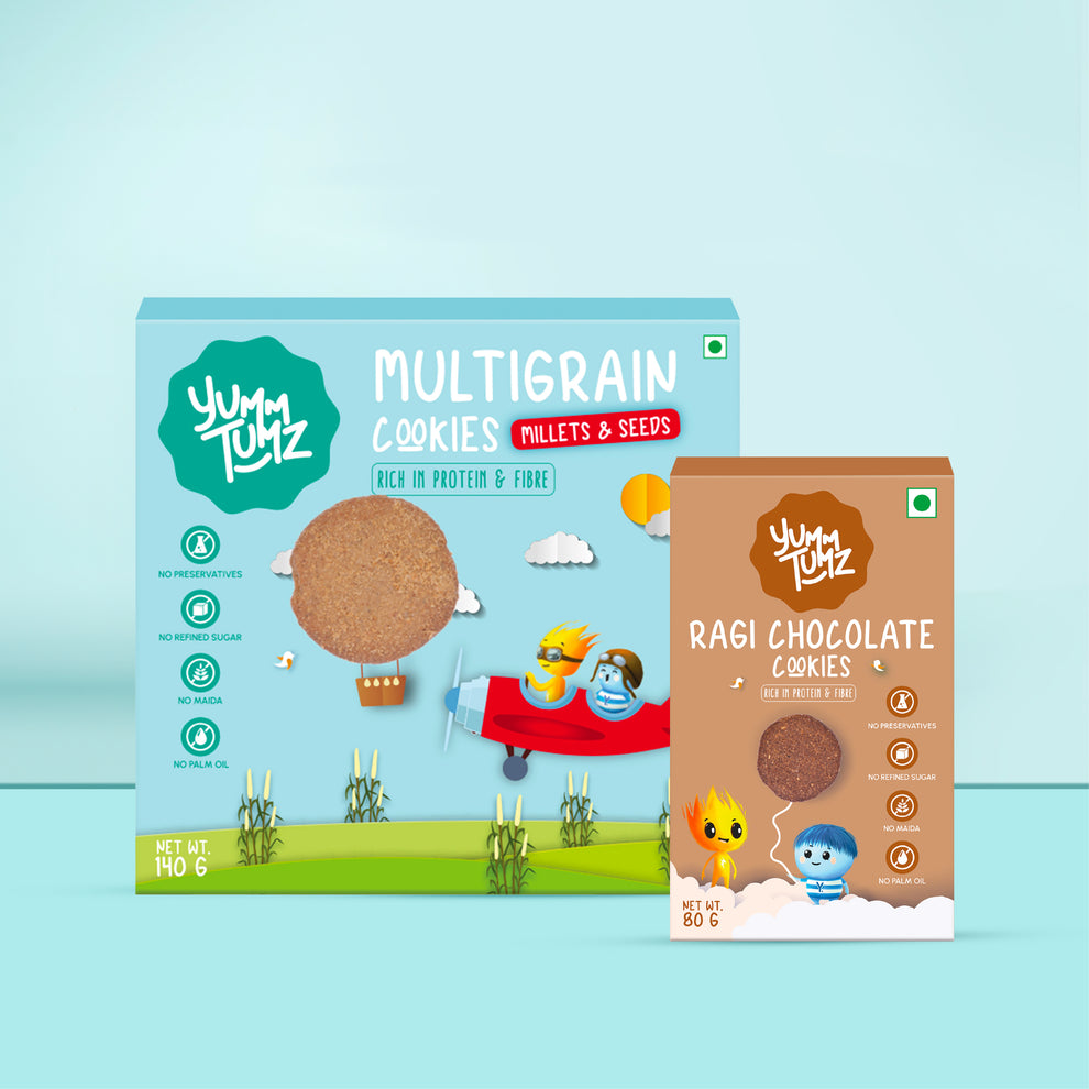 Multigrain Millets Seeds & Ragi Choco Cookies | Pack of 2 | No Refined ...